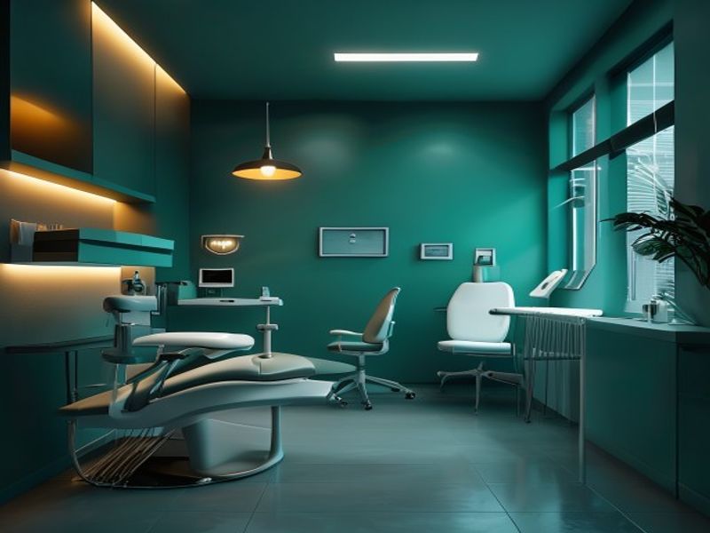 Modern clinic treatment room